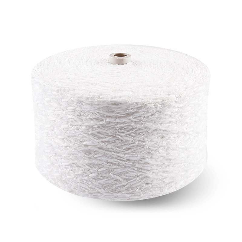 Fio extravagante de crochê